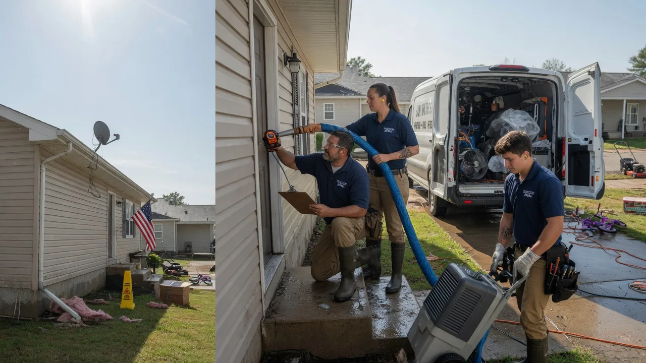 Ceiling Water Damage Restoration in Rosholt, WI near me